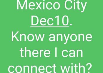 Early post yes. But this specific leg is requiring a little more planning than usual. Anyhow, it’ll be appreciated. May …