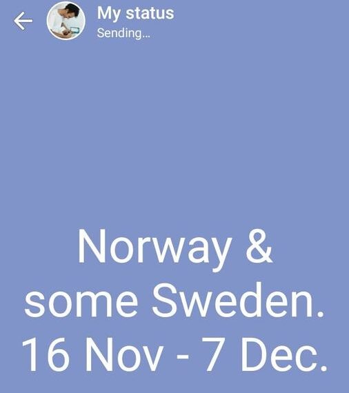 If you’re around let’s connect.
Base will be Frederickstad. Days around the 23 weekend in Gothenburg. InsyaAllah in Mal…