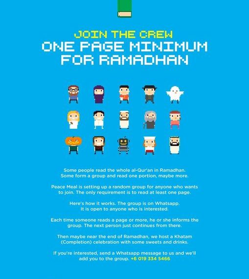 Here’s a little something some people I’m close to are putting together this Ramadhan. The same project took place last …