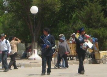 I saw this in 2008 shortly after walking across the border into Bolivia from Argentina. It was my first time in South Am…