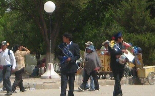 I saw this in 2008 shortly after walking across the border into Bolivia from Argentina. It was my first time in South Am…