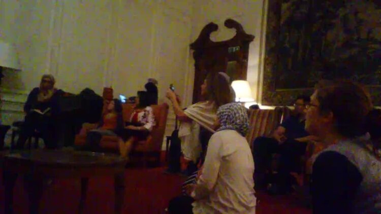 . لأن الله معنا 
 (God is with us) performed by Rafat Dawoud for Talent Night of Cambridge Interfaith Program Summer Sch…