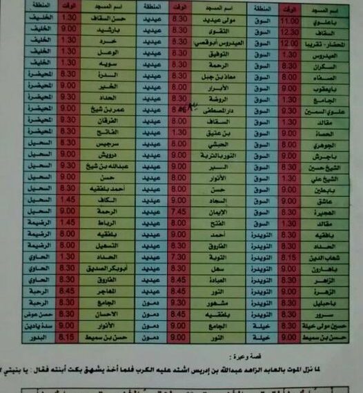 ‘In Tareem during Ramadhan, if you go out on the streets at 8am to find someone to slap your face, you won’t get it.’

T…